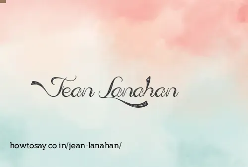 Jean Lanahan