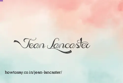 Jean Lancaster