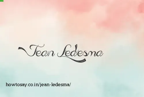 Jean Ledesma