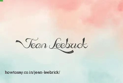 Jean Leebrick