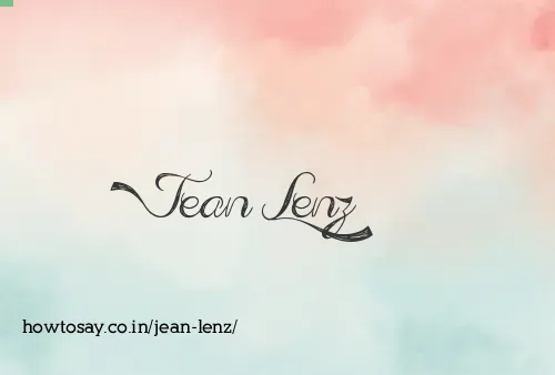 Jean Lenz
