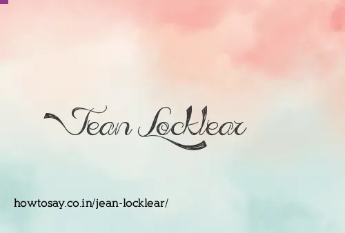 Jean Locklear