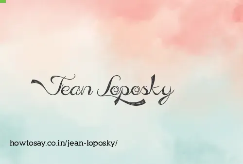 Jean Loposky
