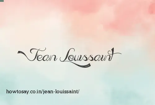 Jean Louissaint