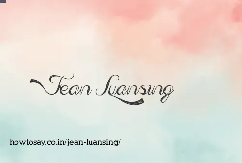 Jean Luansing