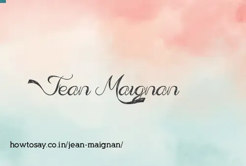 Jean Maignan