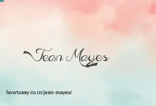 Jean Mayes
