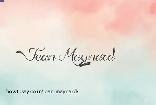 Jean Maynard