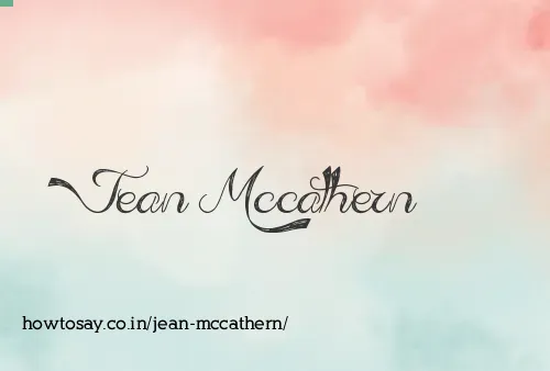 Jean Mccathern