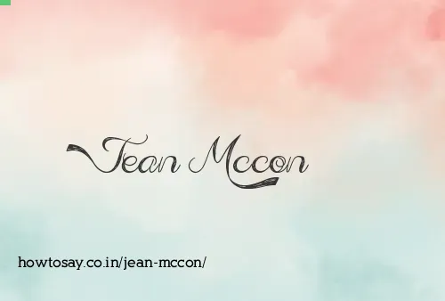 Jean Mccon