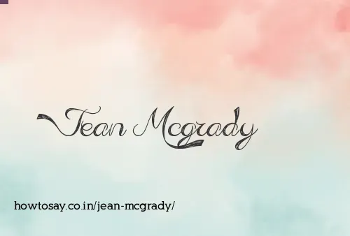 Jean Mcgrady