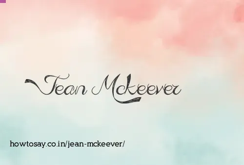 Jean Mckeever