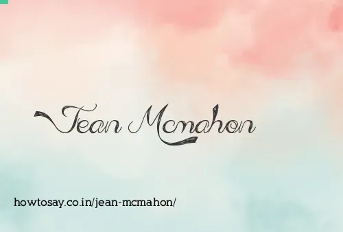 Jean Mcmahon