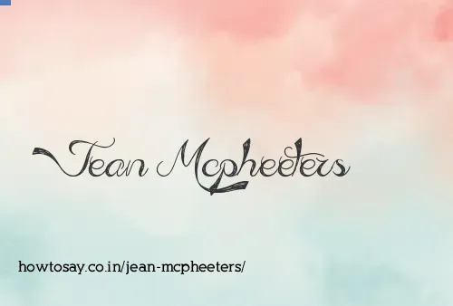 Jean Mcpheeters