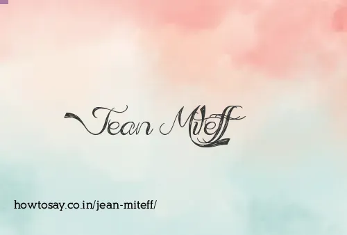 Jean Miteff