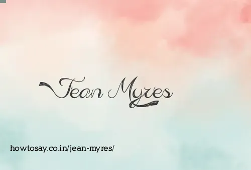 Jean Myres
