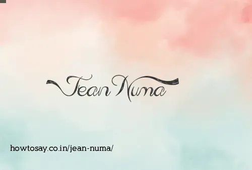Jean Numa