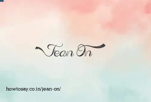 Jean On