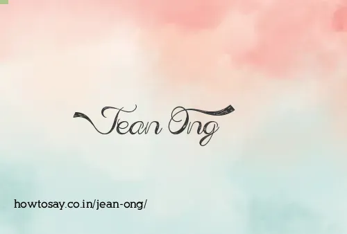 Jean Ong