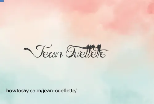 Jean Ouellette