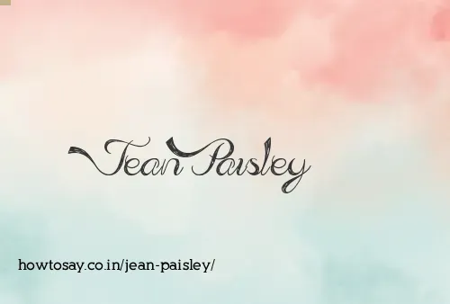 Jean Paisley