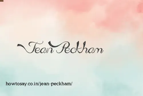 Jean Peckham