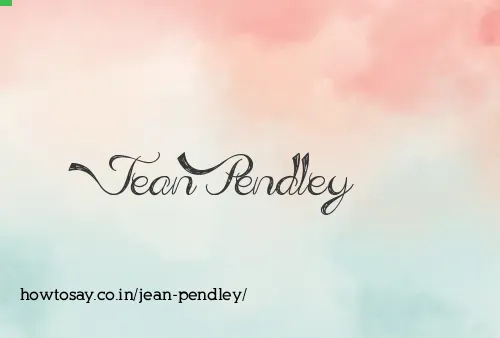 Jean Pendley