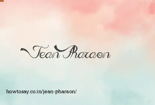 Jean Pharaon