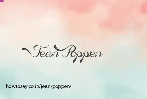 Jean Poppen