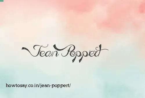 Jean Poppert
