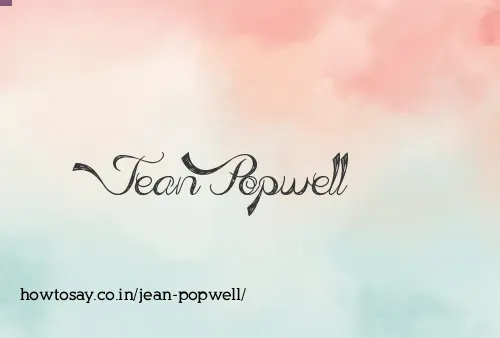 Jean Popwell