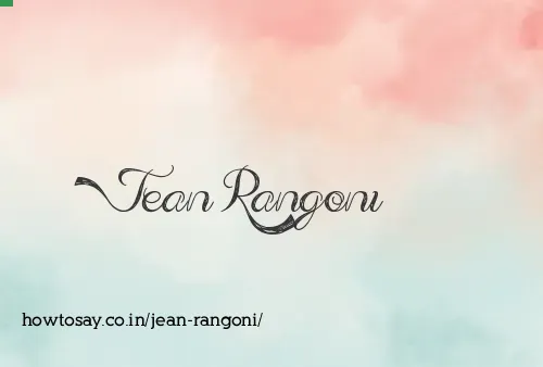 Jean Rangoni