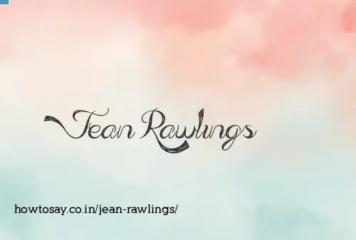 Jean Rawlings