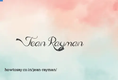 Jean Rayman