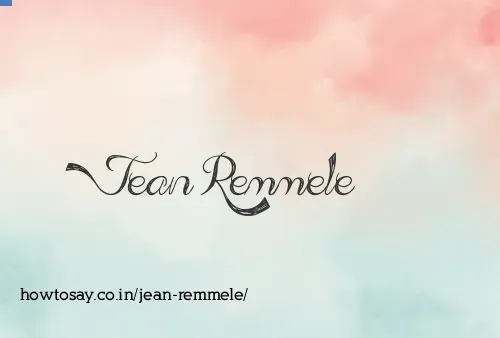 Jean Remmele