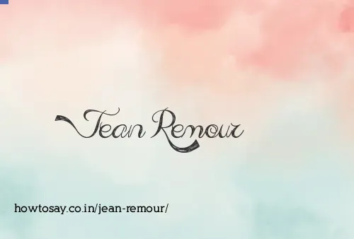 Jean Remour
