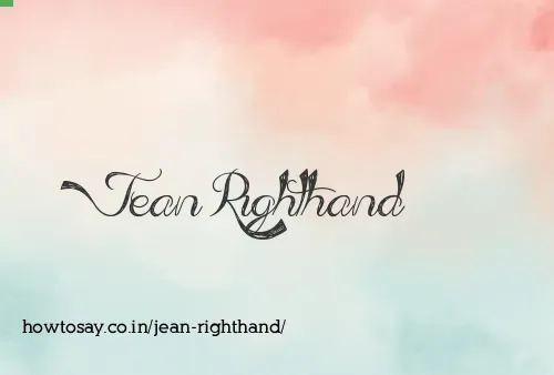 Jean Righthand