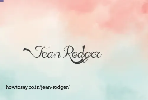 Jean Rodger