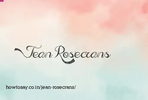 Jean Rosecrans