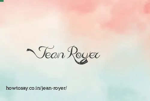 Jean Royer