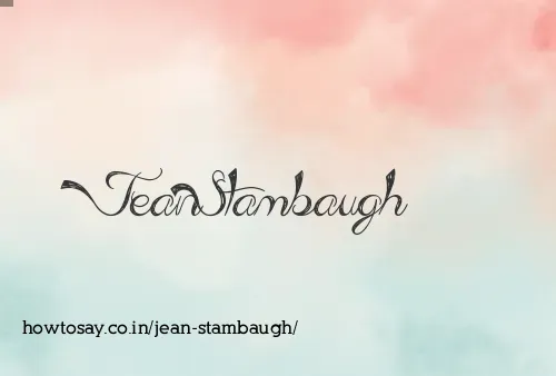 Jean Stambaugh