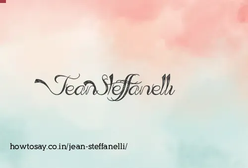 Jean Steffanelli