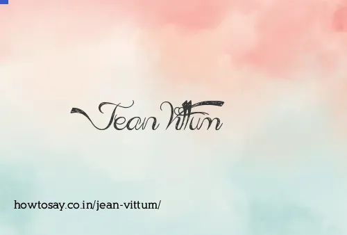 Jean Vittum