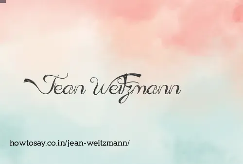 Jean Weitzmann