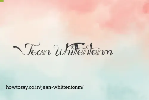 Jean Whittentonm