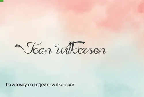 Jean Wilkerson
