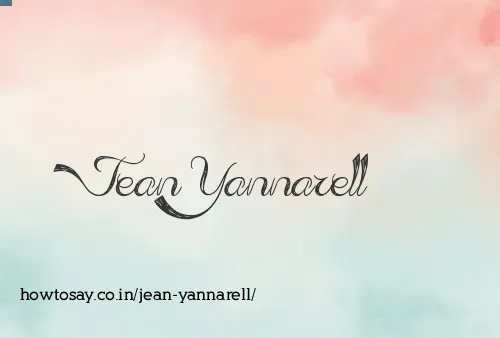 Jean Yannarell