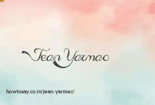 Jean Yarmac