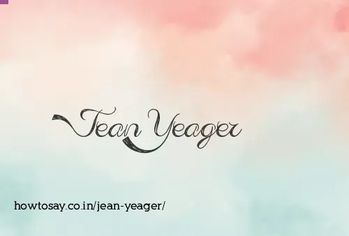 Jean Yeager
