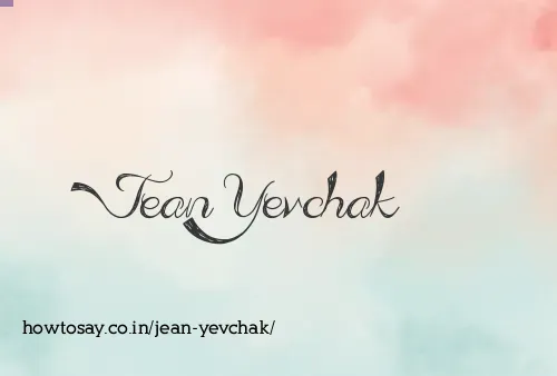 Jean Yevchak